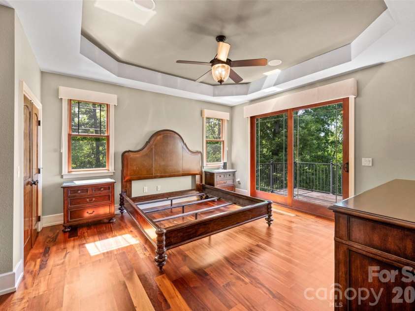 556 High Pines Loop, Lake Lure, NC 28746.  MLS# CAR4375948, YatesRealty ID 19210. Primary Bedroom