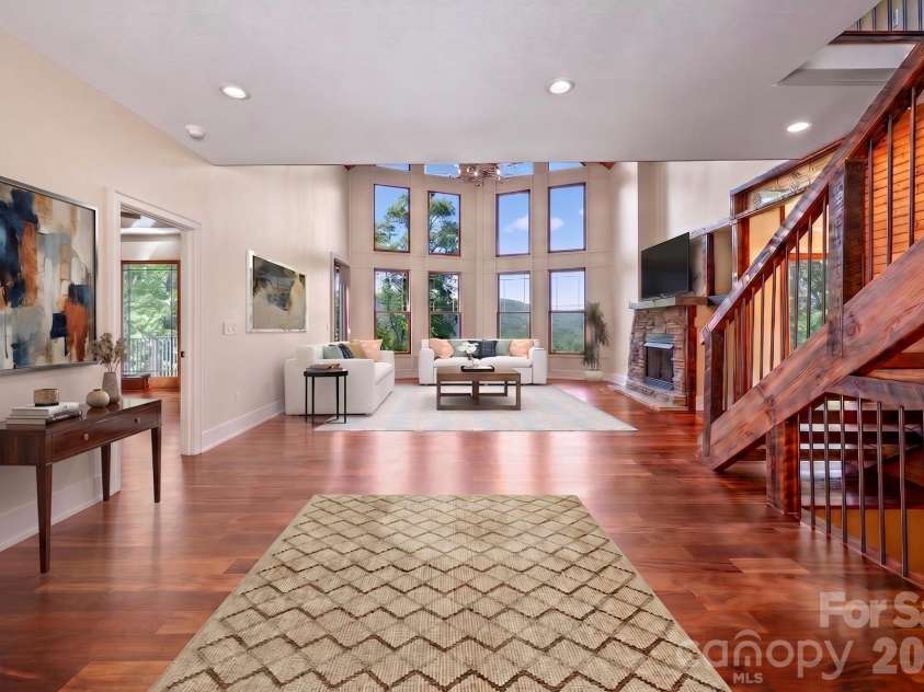 556 High Pines Loop, Lake Lure, NC 28746.  MLS# CAR4375948, YatesRealty ID 19210. Virtually Staged Photo