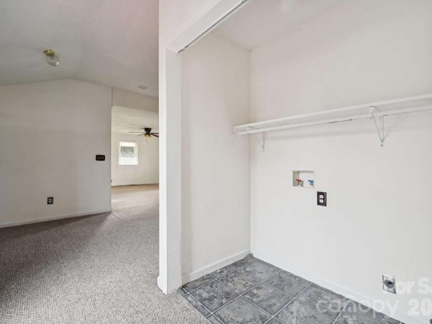 411 Central Avenue, Landis, NC 28088.  MLS# CAR4273594, YatesRealty ID 1922. Laundry Closet