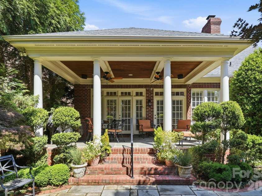 2618 Sheffield Crescent Court, Charlotte, NC 28226.  MLS# CAR4377497, YatesRealty ID 19224. Covered Patio