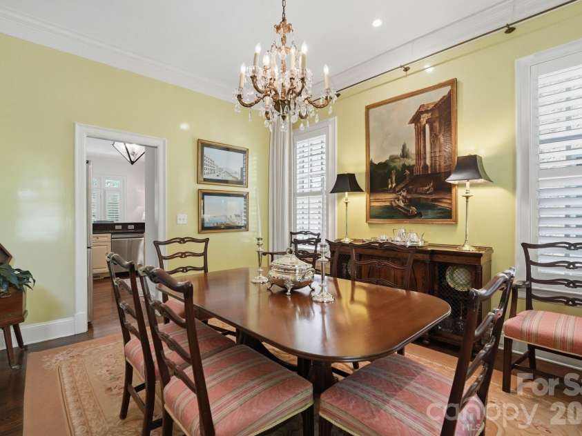 2618 Sheffield Crescent Court, Charlotte, NC 28226.  MLS# CAR4377497, YatesRealty ID 19224. Dining Room