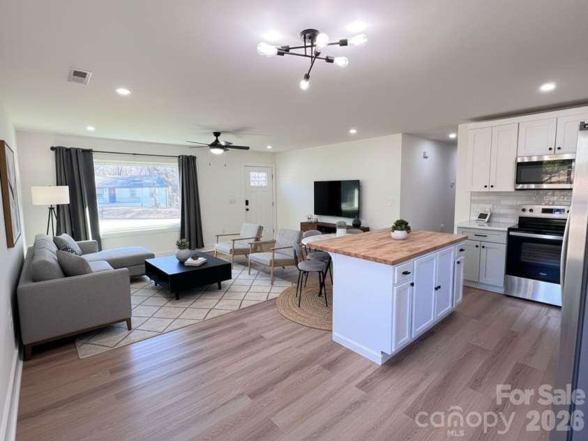 1003 Cansler Street, Kings Mountain, NC 28086.  MLS# CAR4335107, YatesRealty ID 19227. Virtually Staged