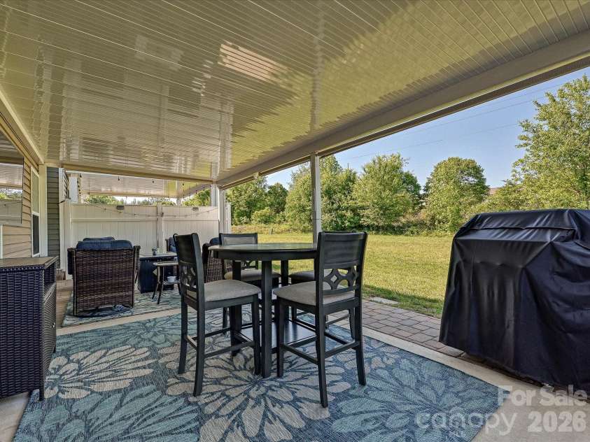 7142 Mariners Village Drive, Denver, NC 28037.  MLS# CAR4373733, YatesRealty ID 19233. Covered Expanded Patio