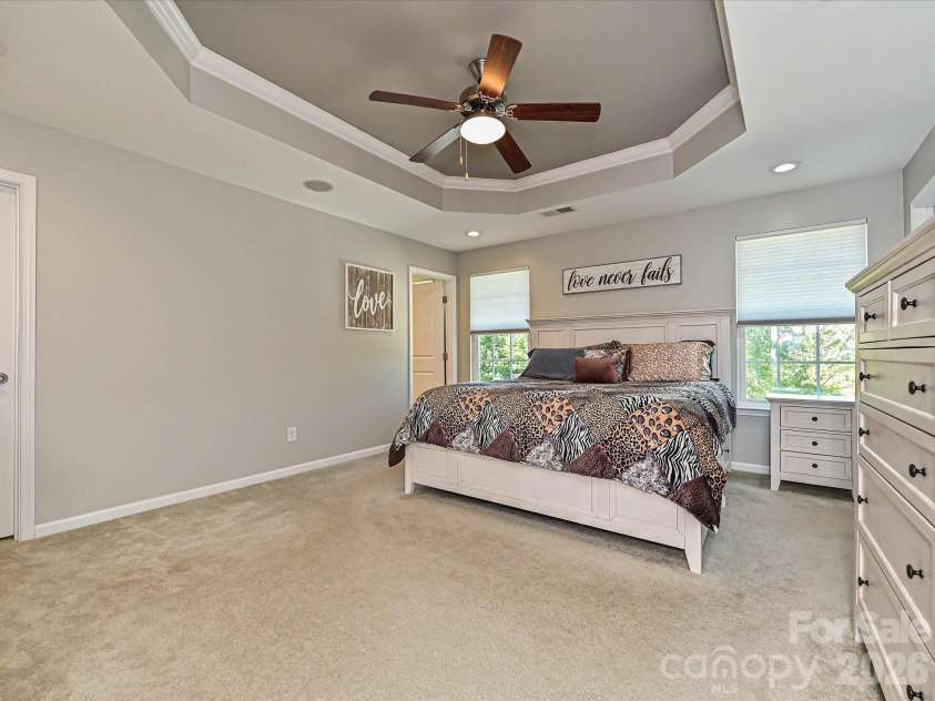7142 Mariners Village Drive, Denver, NC 28037.  MLS# CAR4373733, YatesRealty ID 19233. Primary Bedroom