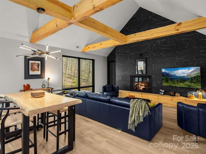 80 Hemlock Circle, Black Mountain, NC 28711.  MLS# CAR4252035, YatesRealty ID 19236. Dining Room/Great Room