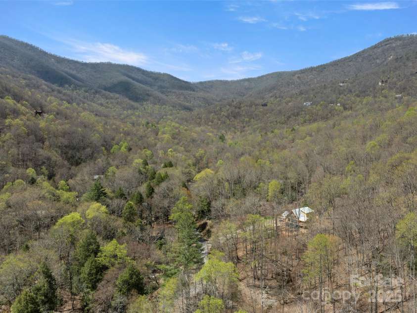 80 Hemlock Circle, Black Mountain, NC 28711.  MLS# CAR4252035, YatesRealty ID 19236. Drone View