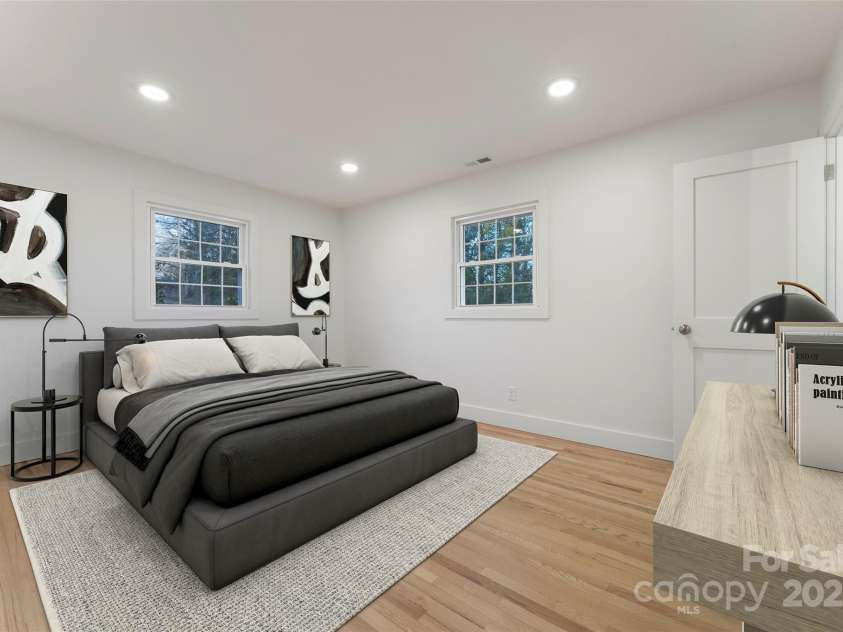 181 Pleasant Hill Drive, Brevard, NC 28712.  MLS# CAR4247052, YatesRealty ID 19238. Virtually Rendered Primary Bedroom