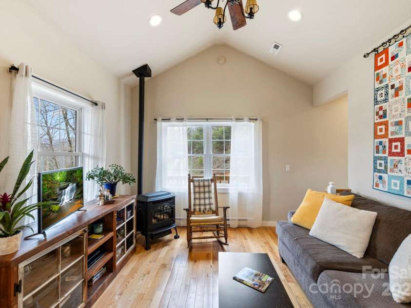 50 Honey Mountain Lane, Lake Toxaway, NC 28747.  MLS# CAR4243898, YatesRealty ID 19239. Front porch views!