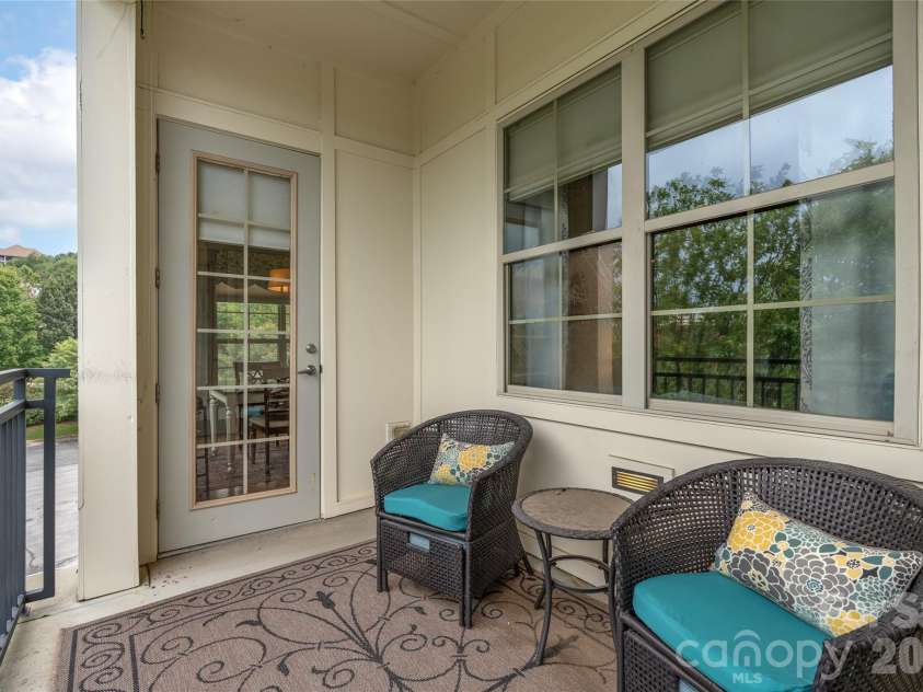 42 Schenck Parkway, Asheville, NC 28803.  MLS# CAR4413067, YatesRealty ID 1924. Covered Balcony