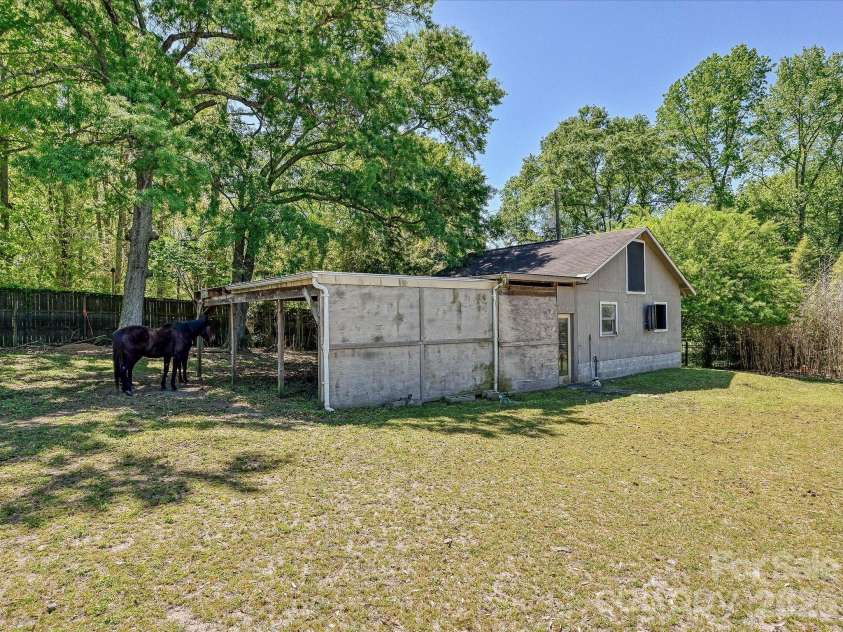 9850 Black Horse Run Road, Indian Land, SC 29707.  MLS# CAR4364062, YatesRealty ID 19249. Barn on Property