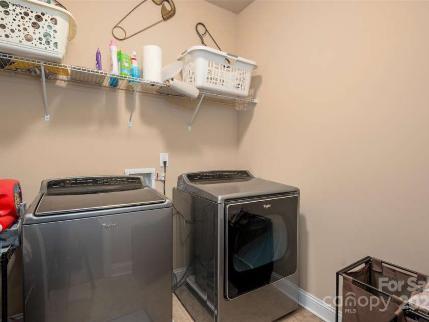 15309 Guthrie Drive, Huntersville, NC 28078.  MLS# CAR4223005, YatesRealty ID 1925. Laundry Room Upper Floor
