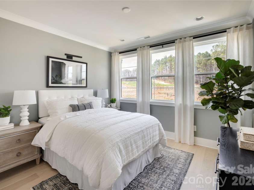 10938 Old Ravine Trail, Huntersville, NC 28078.  MLS# CAR4334825, YatesRealty ID 19257. Bedroom on Main - Model Home Photo Example Only