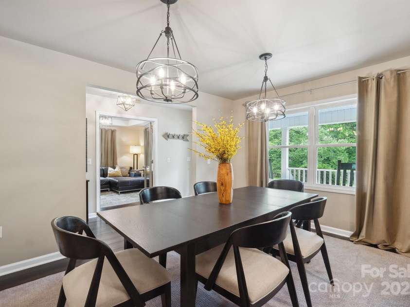 840 Lenoir Road, Morganton, NC 28655.  MLS# CAR4249671, YatesRealty ID 19257. Dining Room