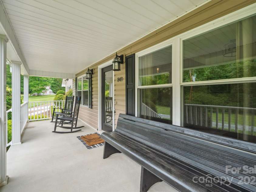 840 Lenoir Road, Morganton, NC 28655.  MLS# CAR4249671, YatesRealty ID 19257. Front Porch