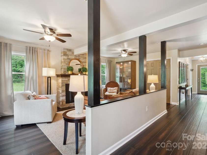 840 Lenoir Road, Morganton, NC 28655.  MLS# CAR4249671, YatesRealty ID 19257. Living Room