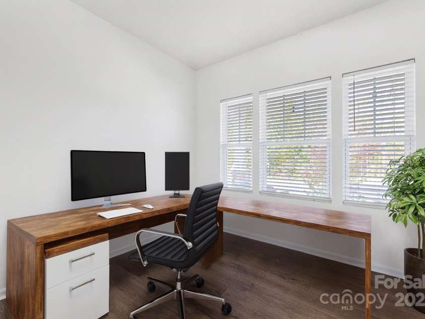 723 Yorkshire Drive, Albemarle, NC 28001.  MLS# CAR4314310, YatesRealty ID 1926. Virtually staged office 