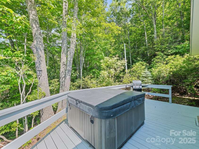 724 Pless Underwood Road, Maggie Valley, NC 28751.  MLS# CAR4268865, YatesRealty ID 19270. Private setting for hot tub