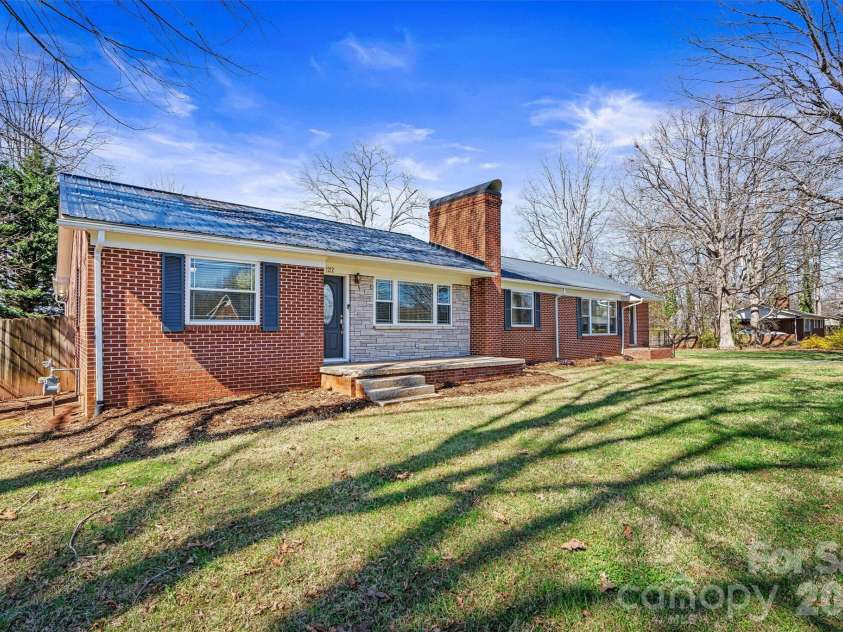 1212 3rd Street Drive, Conover, NC 28613.  MLS# CAR4357523, YatesRealty ID 19276. Focused Front/Side View 