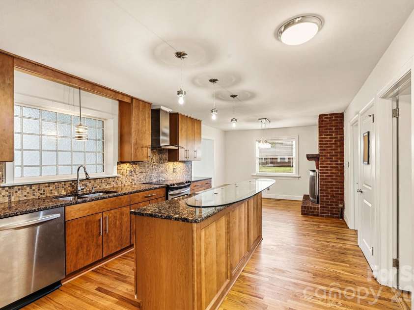 1212 3rd Street Drive, Conover, NC 28613.  MLS# CAR4357523, YatesRealty ID 19276. Kitchen/Dining Area View