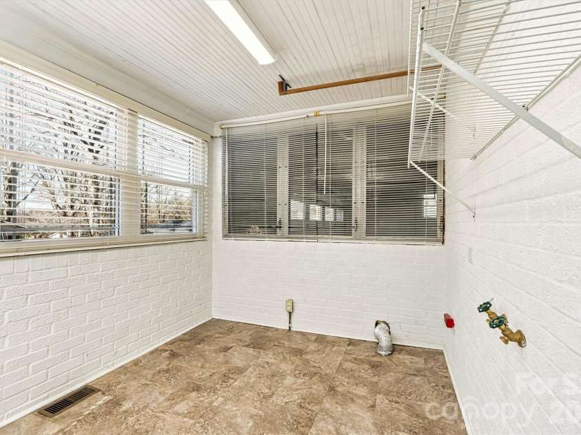 1212 3rd Street Drive, Conover, NC 28613.  MLS# CAR4357523, YatesRealty ID 19276. Laundry Room/Back Deck Window View 