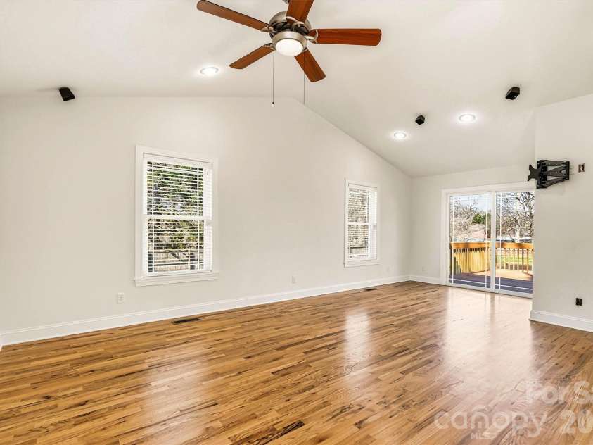 1212 3rd Street Drive, Conover, NC 28613.  MLS# CAR4357523, YatesRealty ID 19276. Primary Bedroom/Back Deck Entry View 
