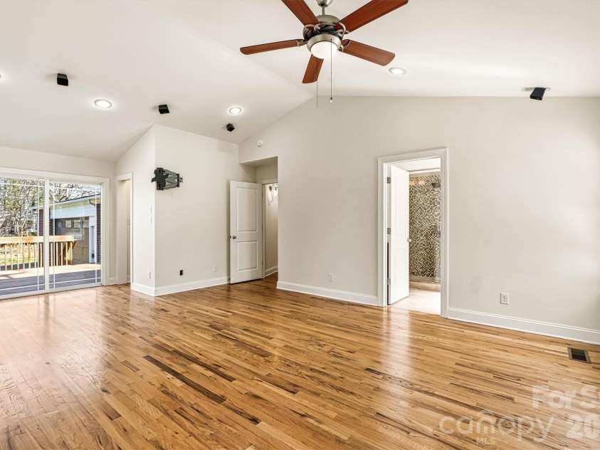 1212 3rd Street Drive, Conover, NC 28613.  MLS# CAR4357523, YatesRealty ID 19276. Primary Bedroom/Back Deck Entry View 