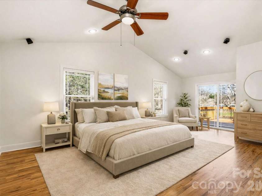 1212 3rd Street Drive, Conover, NC 28613.  MLS# CAR4357523, YatesRealty ID 19276. Virtually Staged Primary Bedroom