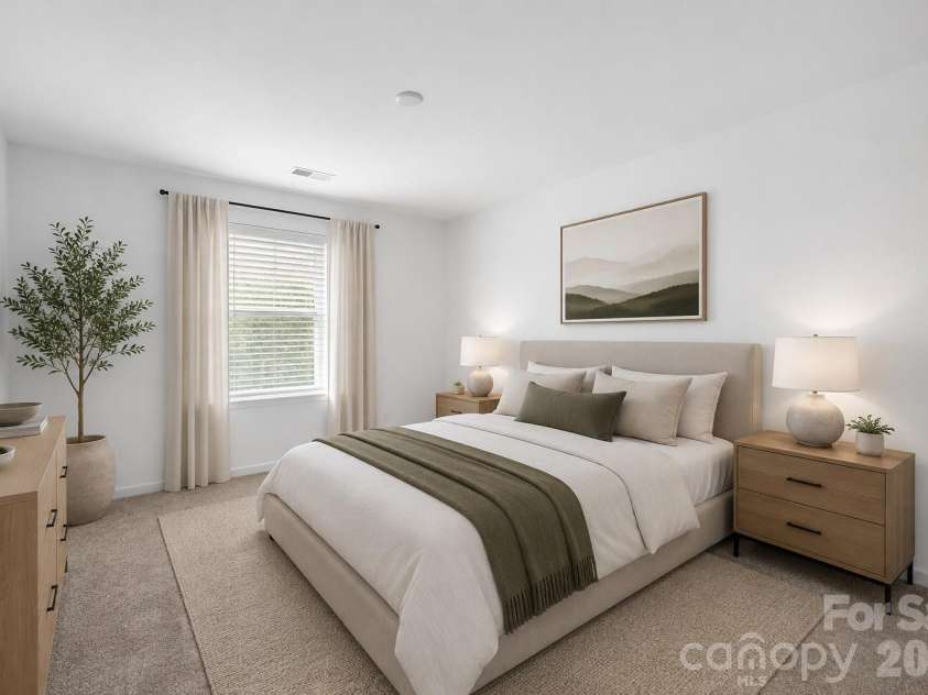 11119 Glasden Road, Charlotte, NC 28278.  MLS# CAR4395906, YatesRealty ID 19277. Virtually staged 2nd bedroom