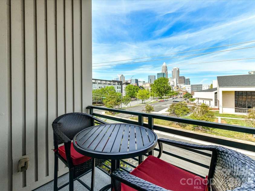 420 Mcdowell Street, Charlotte, NC 28204.  MLS# CAR4368184, YatesRealty ID 19290. Relax and soak in that view!!!