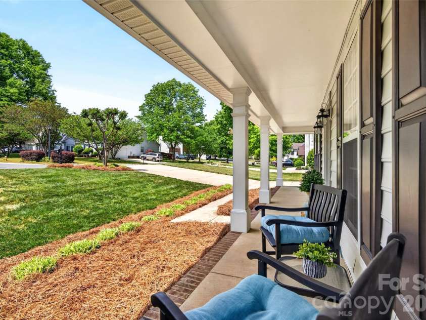 118 Easy Street, Mooresville, NC 28117.  MLS# CAR4367530, YatesRealty ID 19291. Covered Front Porch