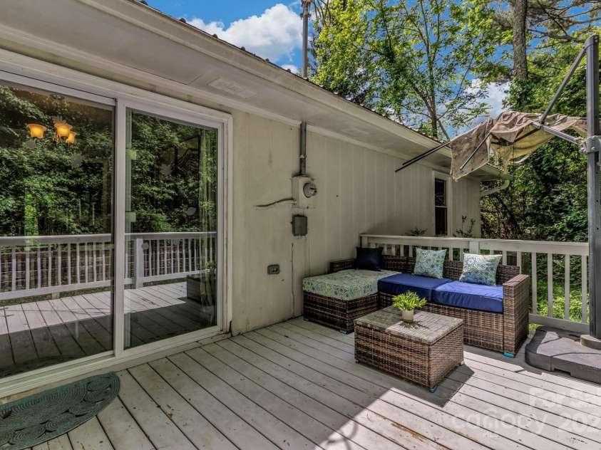 35 Avondale Road, Asheville, NC 28803.  MLS# CAR4259501, YatesRealty ID 19298. Back Deck