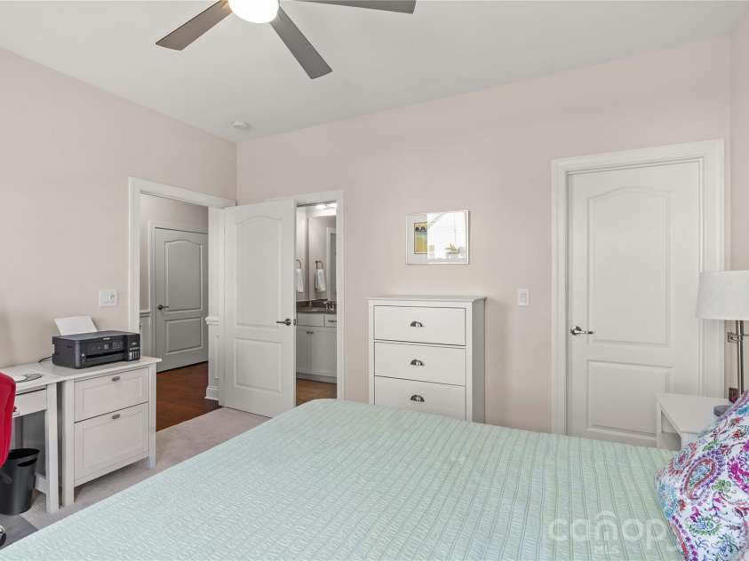 11528 Dublin Crescent Road, Cornelius, NC 28031.  MLS# CAR4364945, YatesRealty ID 19301. Bedroom #2 - all bedrooms have ceiling fans.
