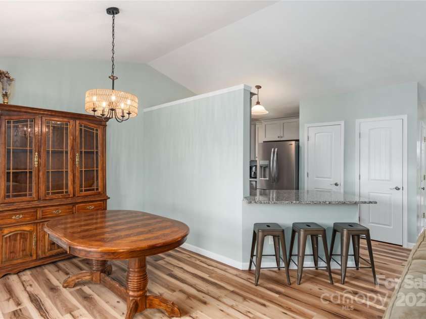 152 Sunberry Trail, Fletcher, NC 28732.  MLS# CAR4255053, YatesRealty ID 19309. Dining adjacent to Kitchen