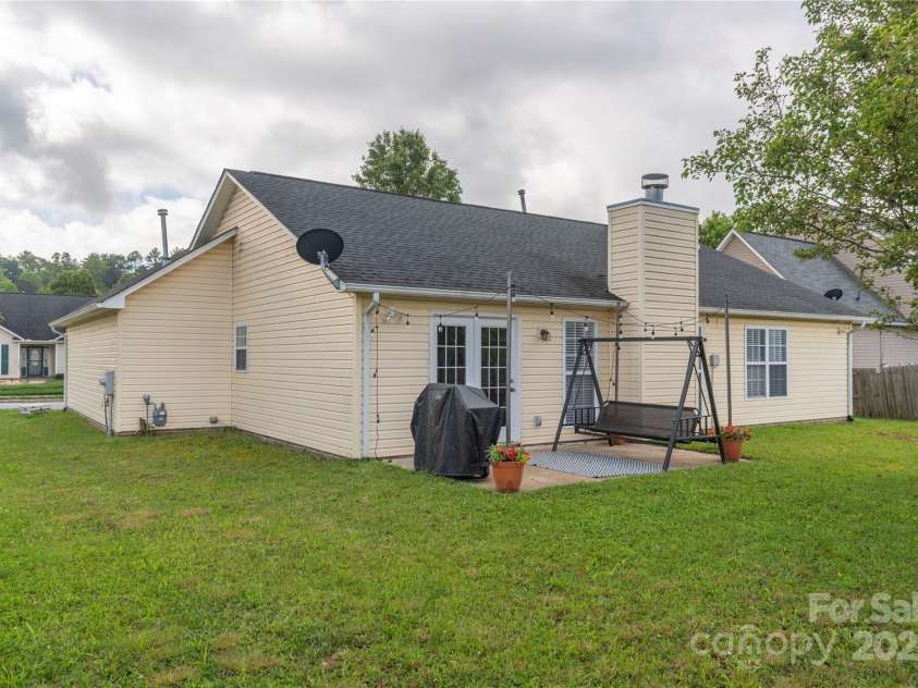152 Sunberry Trail, Fletcher, NC 28732.  MLS# CAR4255053, YatesRealty ID 19309. Rear of home