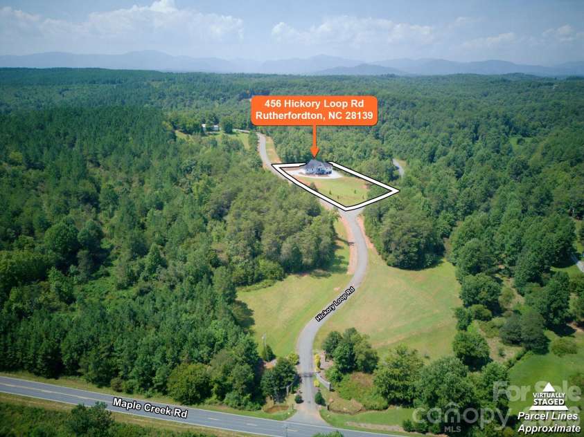 456 Hickory Loop, Rutherfordton, NC 28139.  MLS# CAR4318402, YatesRealty ID 19312. 