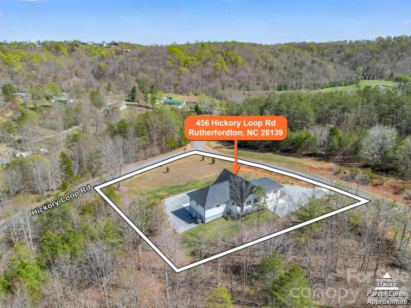 456 Hickory Loop, Rutherfordton, NC 28139.  MLS# CAR4318402, YatesRealty ID 19312. 