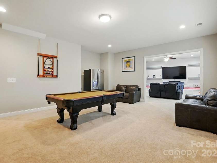 9511 Spurwig Court, Charlotte, NC 28278.  MLS# CAR4265487, YatesRealty ID 19317. Media/Game Room