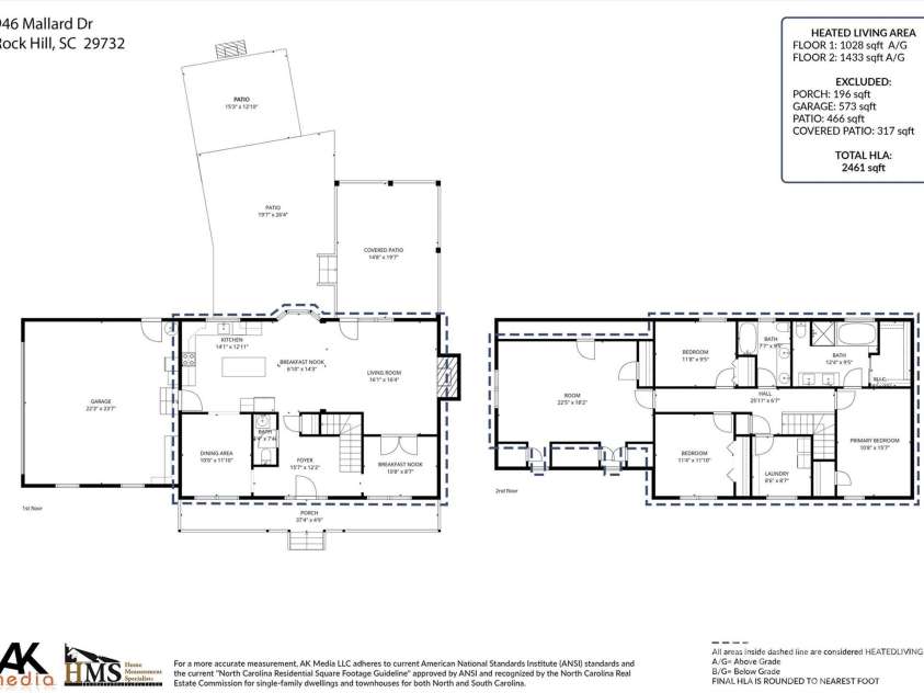 946 Mallard Drive, Rock Hill, SC 29732.  MLS# CAR4376526, YatesRealty ID 19323. 