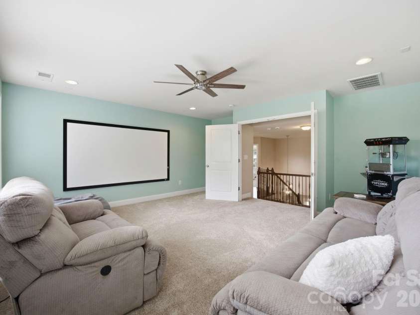 7223 Old Valley Way, Harrisburg, NC 28075.  MLS# CAR4378364, YatesRealty ID 19342. Media room