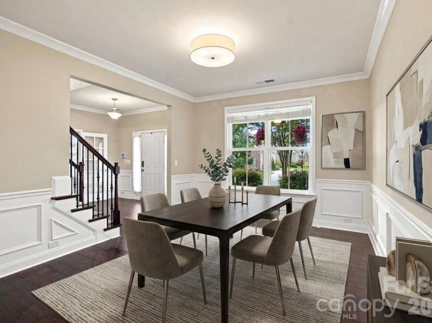 7223 Old Valley Way, Harrisburg, NC 28075.  MLS# CAR4378364, YatesRealty ID 19342. Virtually staged formal dining