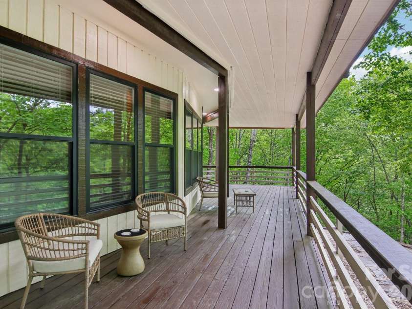 295 Dills Road, Bryson City, NC 28713.  MLS# CAR4373473, YatesRealty ID 19361. More decks and covered space