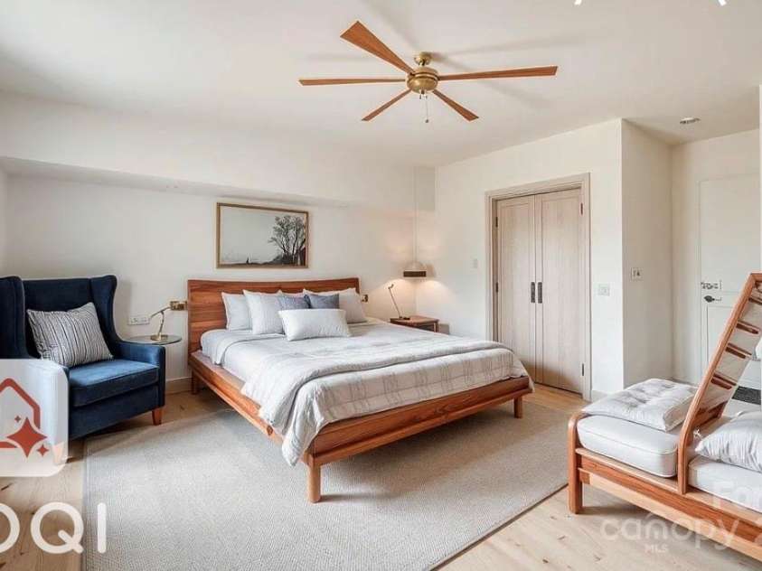 3905 Farlow Road, Charlotte, NC 28269.  MLS# CAR4238350, YatesRealty ID 19361. Bedroom 4 /Bonus Room STAGED Bedroom