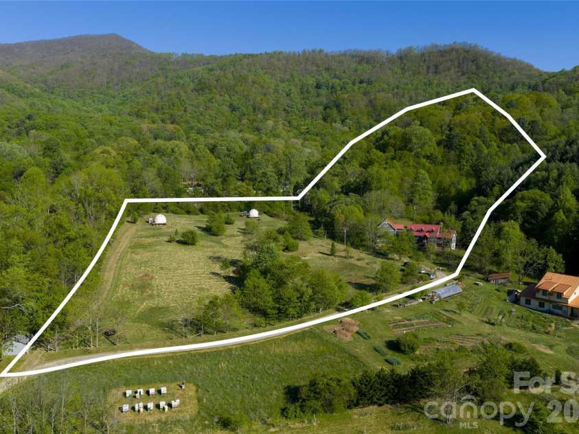10 and 12 Dogwood Hills Lane, Weaverville, NC 28787.  MLS# CAR4374354, YatesRealty ID 19362. Over 20 serene acres