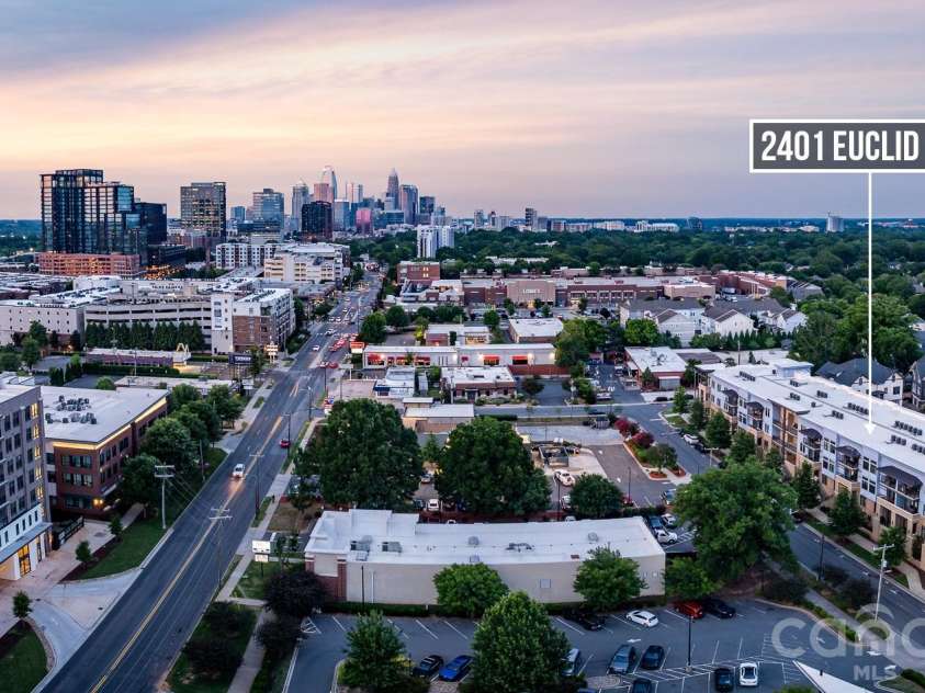 2401 Euclid Avenue, Charlotte, NC 28203.  MLS# CAR4399147, YatesRealty ID 19364. 