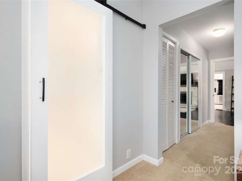 492 Paint Fork Road, Barnardsville, NC 28709.  MLS# CAR4239346, YatesRealty ID 19369. Hallway from Living Room