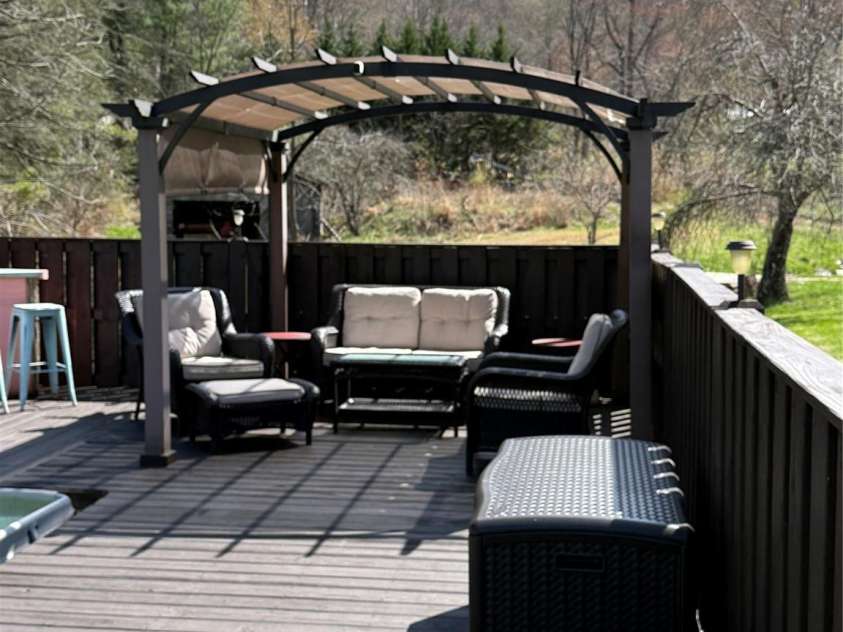 492 Paint Fork Road, Barnardsville, NC 28709.  MLS# CAR4239346, YatesRealty ID 19369. Pool Deck