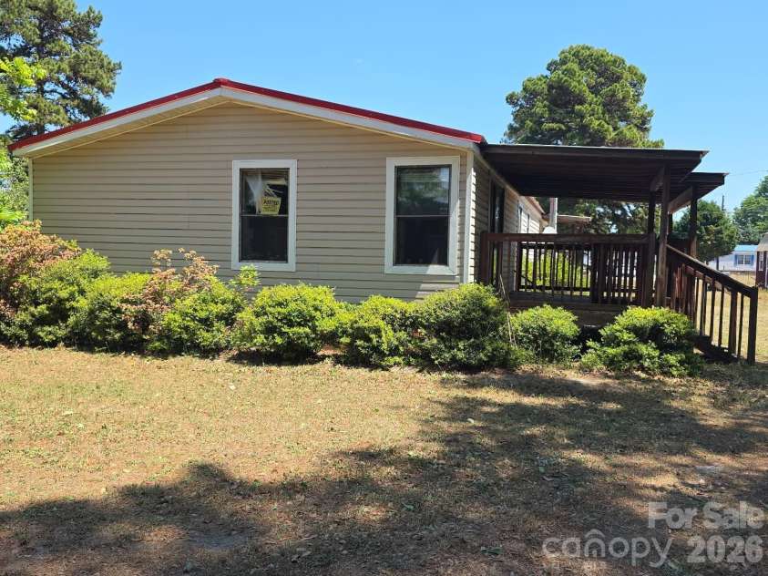 32331 Hwy 9 Highway, Pageland, SC 29728.  MLS# CAR4371079, YatesRealty ID 19377. Side/rear view