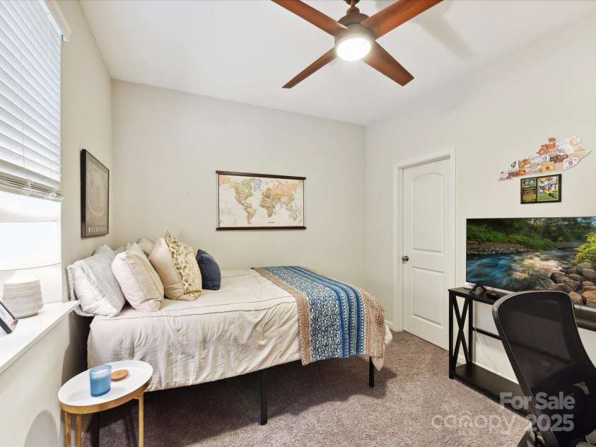 1132 Whitby Moore Street, Charlotte, NC 28273.  MLS# CAR4268789, YatesRealty ID 19378. Lower Level Bedroom w/walk-in closet