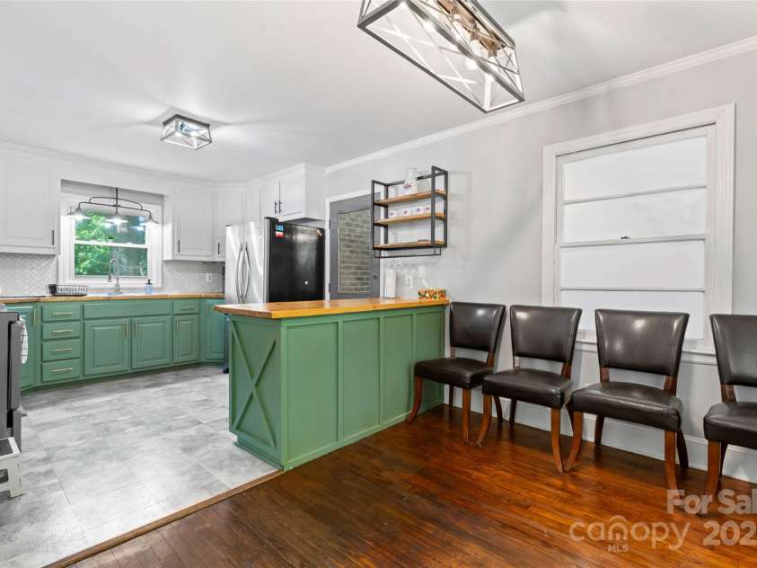 851 Gist Road, Rock Hill, SC 29732.  MLS# CAR4254762, YatesRealty ID 19381. Dining Room and Kitchen