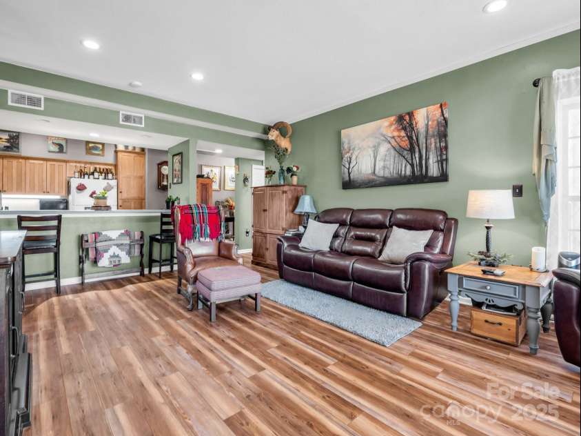 158 Stonecrest Court, Lake Lure, NC 28746.  MLS# CAR4230404, YatesRealty ID 19391. Living room